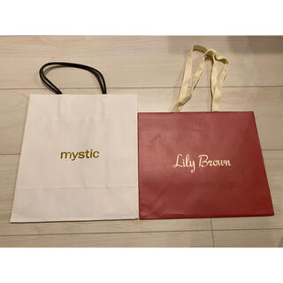 リリーブラウン(Lily Brown)のLily Brown mystic 紙袋(ショップ袋)