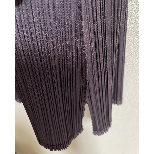 PLEATS PLEASE ISSEY MIYAKE(プリーツプリーズイッセイミヤケ)の美品　pleats please ロングスカート　ブラウン レディースのスカート(ロングスカート)の商品写真