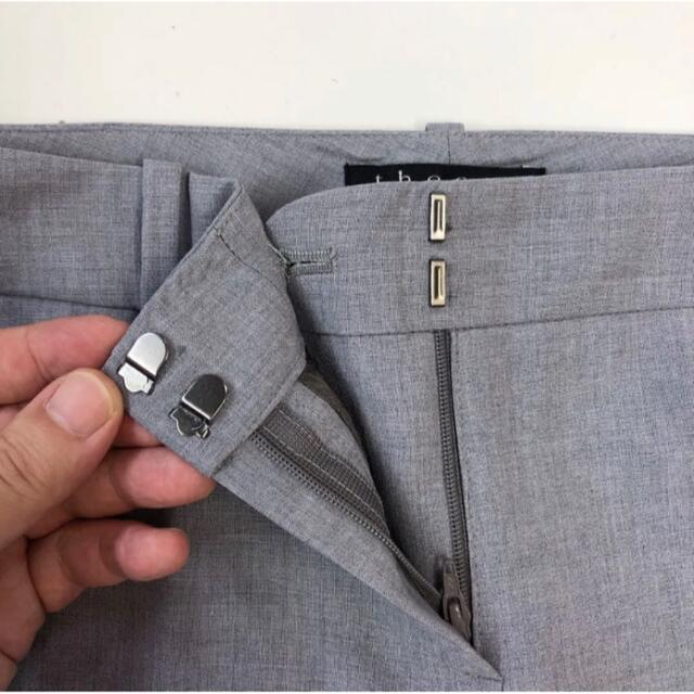 theory(セオリー)の美品 theory TAILOR TESTRA J ストレッチパンツ(2) レディースのパンツ(クロップドパンツ)の商品写真