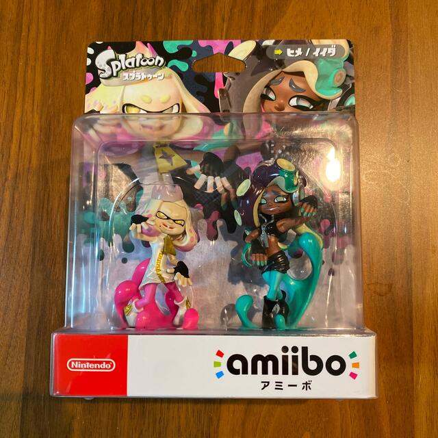 Nintendo Switch(ニンテンドースイッチ)の【スプラトゥーン　amiibo】テンタクルズ（ヒメ&イイダ）セット エンタメ/ホビーのフィギュア(ゲームキャラクター)の商品写真