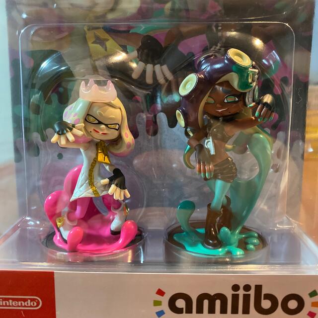 Nintendo Switch(ニンテンドースイッチ)の【スプラトゥーン　amiibo】テンタクルズ（ヒメ&イイダ）セット エンタメ/ホビーのフィギュア(ゲームキャラクター)の商品写真