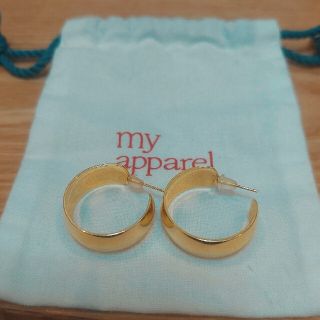 myapparel マイアパレル　フープピアス(ピアス)