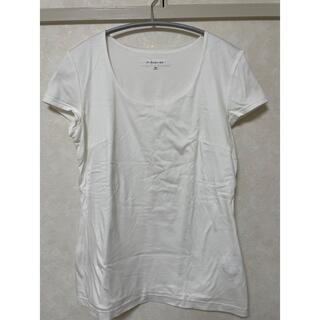 エムプルミエ(M-premier)のM-PREMIER  エムプルミエ　白　Tシャツ(Tシャツ(半袖/袖なし))