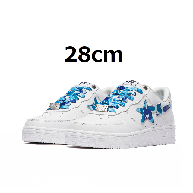 A BATHING APE(アベイシングエイプ)の【28cm　US10】 ABC CAMO BAPE STA  BLUE メンズの靴/シューズ(スニーカー)の商品写真