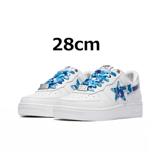 アベイシングエイプ(A BATHING APE)の【28cm　US10】 ABC CAMO BAPE STA  BLUE(スニーカー)