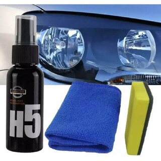 人気です♪完全硬化型　ヘッドライトコーティング剤 UV吸収剤配合で黄ばみ防止効果(メンテナンス用品)