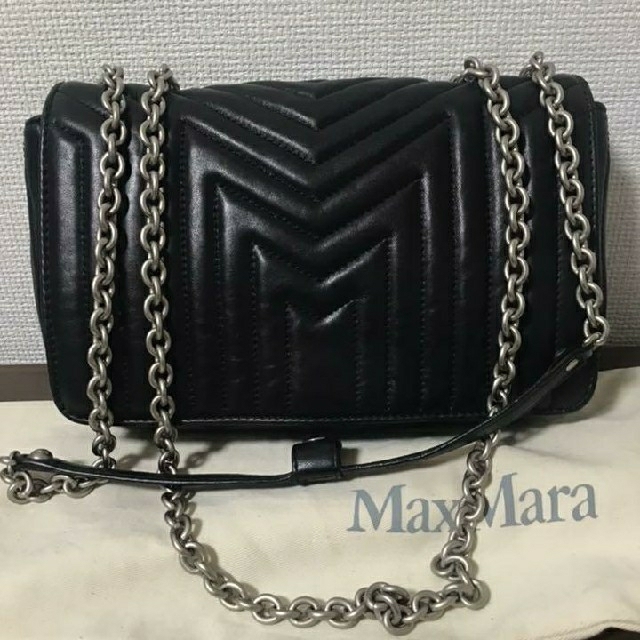 Max Mara(マックスマーラ)のマックスマーラ ラムスキン チェーンバッグ レディースのバッグ(ショルダーバッグ)の商品写真