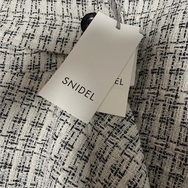 SNIDEL - スナイデルSNIDELイレヘムハイウエストスカートSツイード