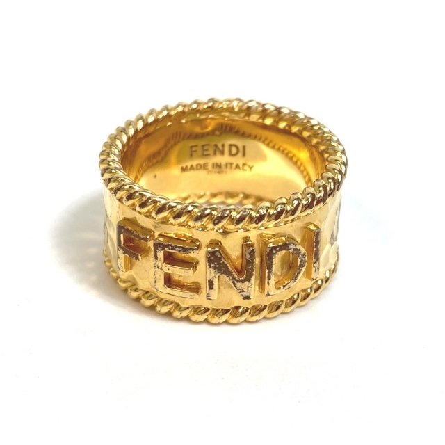 FENDI(フェンディ)のフェンディ FENDI ルテニウムカラー Fendi Roma アクセサリー リング・指輪 メタル ゴールド メンズのアクセサリー(リング(指輪))の商品写真