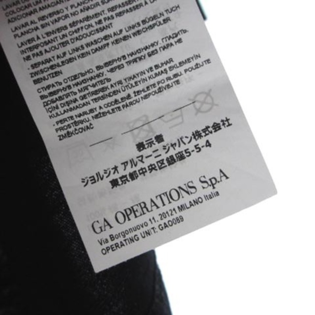 Emporio Armani(エンポリオアルマーニ)のエンポリオアルマーニ Tシャツ 半袖 ロゴ プリント クルーネック 黒 M メンズのトップス(Tシャツ/カットソー(半袖/袖なし))の商品写真