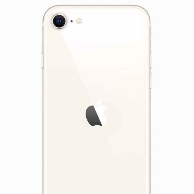 iPhone(アイフォーン)のiPhone SE (第3世代) スターライト 128 GB SIMフリー 白 スマホ/家電/カメラのスマートフォン/携帯電話(スマートフォン本体)の商品写真