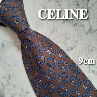 セリーヌ(celine)のCELINE◆ 馬具モチーフ ワンポイントロゴ  ブランド ネクタイ メンズ(ネクタイ)