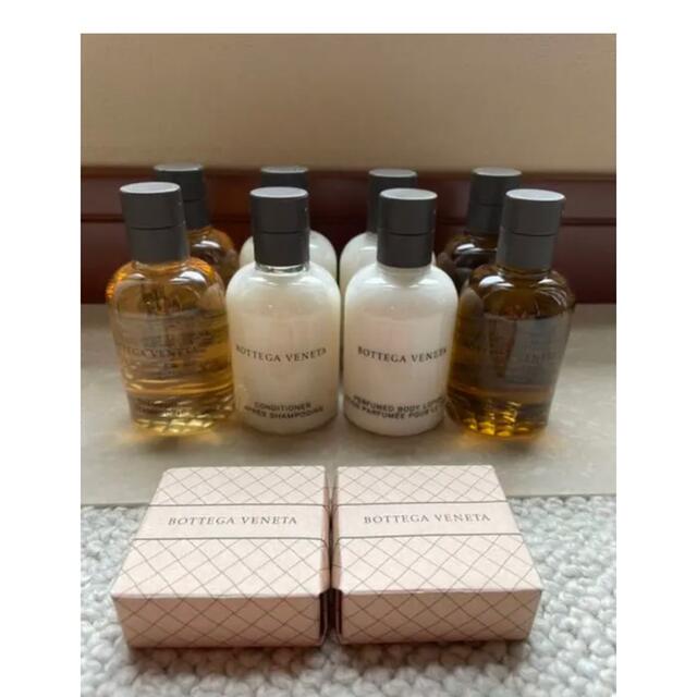 Bottega Veneta(ボッテガヴェネタ)のけいと様専用ボッテガヴェネタアメニティ100ml&ソープ　10点 コスメ/美容のボディケア(ボディソープ/石鹸)の商品写真