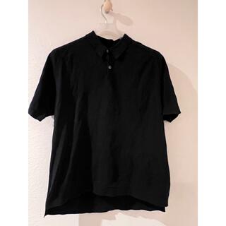 ユニクロ(UNIQLO)のユニクロ＋J ポロシャツ メンズ　ブラック(ポロシャツ)
