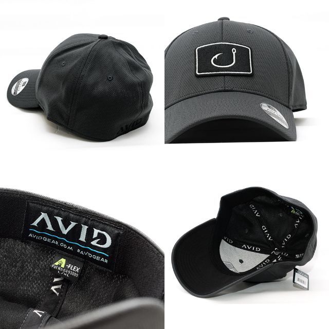 ストレッチキャップ 帽子 AVID チャコール 95CXY-01-CHA-LXL 
