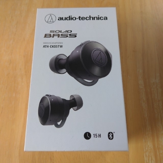 audio-technica(オーディオテクニカ)のaudio-technica フルワイヤレスイヤホン ATH-CKS5TW BK スマホ/家電/カメラのオーディオ機器(ヘッドフォン/イヤフォン)の商品写真