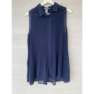 ザラ(ZARA)のZARA ノースリーブ ブラウス シャツ (シャツ/ブラウス(半袖/袖なし))