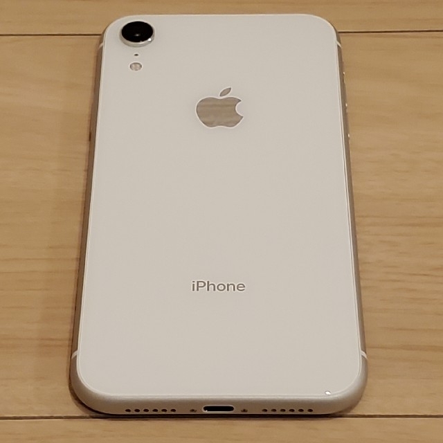 極美品　iPhone XR　SIMフリー　64GB　ホワイト