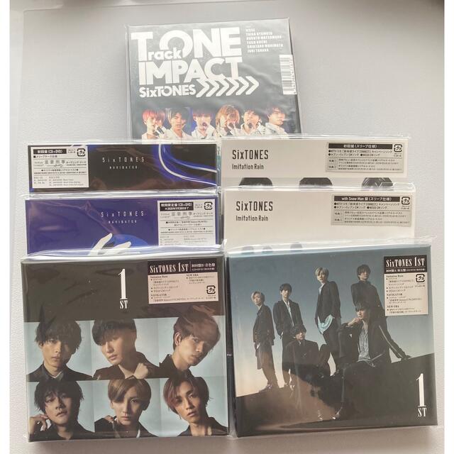 SixTONES(ストーンズ)の【新品・未開封】SixTONES アルバム・シングルセット特典付き エンタメ/ホビーのタレントグッズ(アイドルグッズ)の商品写真