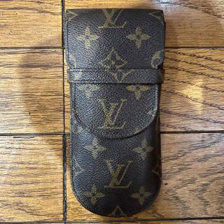 ルイヴィトン(LOUIS VUITTON)の希少正規 ルイ ヴィトン モノグラム メガネケース サングラス 小物入れ ポーチ(サングラス/メガネ)