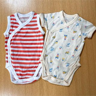 ユニクロ(UNIQLO)のボディスーツ　2枚(肌着/下着)