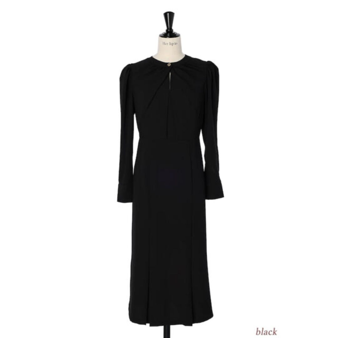 Her lip to - herlipto Opera Midi Dress Black S ワンピース黒 Her lip to - herlipto Opera Midi Dress Black S ワンピース黒