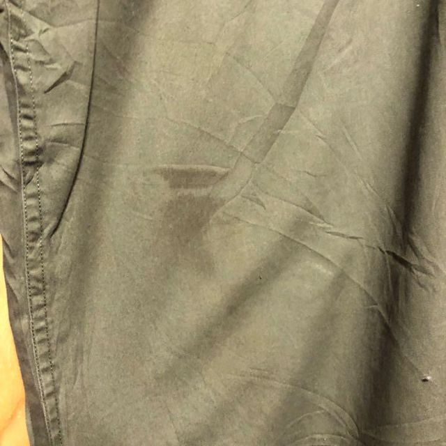 Eddie Bauer(エディーバウアー)のエディーバウアー USA古着 90s ボタンダウン シャツ モスグリーン 単色 メンズのトップス(シャツ)の商品写真