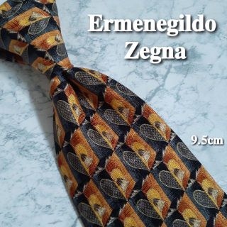 エルメネジルドゼニア(Ermenegildo Zegna)のErmenegildo Zegna◆ハート ロゴ総柄  メンズブランドネクタイ(ネクタイ)