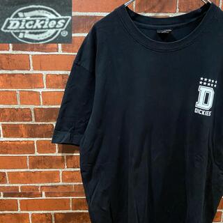 ディッキーズ(Dickies)のM125 ディッキーズ 両面プリントTシャツ ワンポイントT 古着T 黒T(Tシャツ/カットソー(半袖/袖なし))