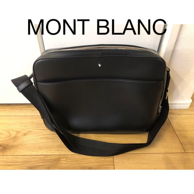 モンブラン　MONTBLANC　ショルダーバッグ　レザー　メッセンジャーバッグ　黒