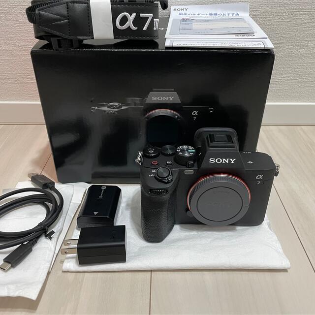 SONY(ソニー)の美品　α7 IV ILCE-7M4 ボディ スマホ/家電/カメラのカメラ(ミラーレス一眼)の商品写真