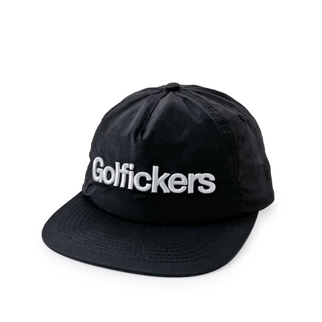 BEAMS(ビームス)の【完売品】ゴルフィッカーズ golfickers ナイロン　キャップ　黒 スポーツ/アウトドアのゴルフ(その他)の商品写真