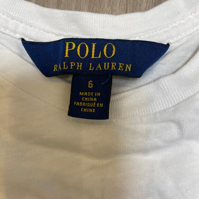 Ralph Lauren(ラルフローレン)のラルフローレン ロゴTシャツ/120cm キッズ/ベビー/マタニティのキッズ服女の子用(90cm~)(Tシャツ/カットソー)の商品写真