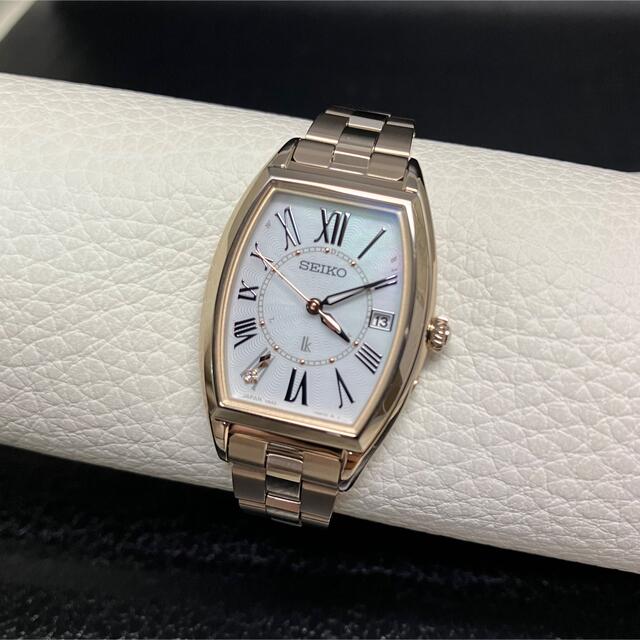 SEIKO - 美品 ルキア ダイヤ ソーラー電波 チタン 1B32 レディース