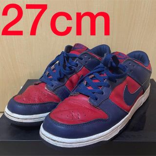 ナイキ(NIKE)のNIKE - DUNK LOW " RED × NAVY 2002 "(スニーカー)