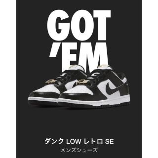 ナイキ(NIKE)のNike Dunk World Champ 27.5 ナイキ ダンク 白 黒(スニーカー)