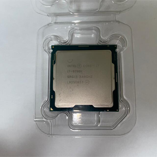 CPU intel core i7 9700k スマホ/家電/カメラのPC/タブレット(PCパーツ)の商品写真