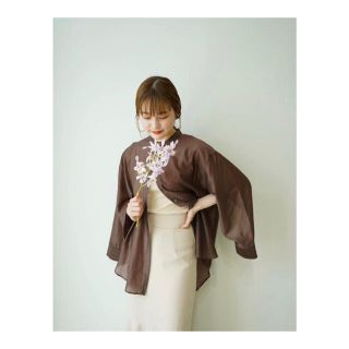 アメリヴィンテージ(Ameri VINTAGE)のacka slit sheer shirt(シャツ/ブラウス(長袖/七分))