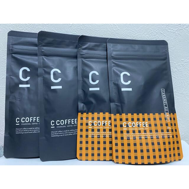 C COFFEE チャコールコーヒーダイエット　とキャラメルオレ　50g4袋