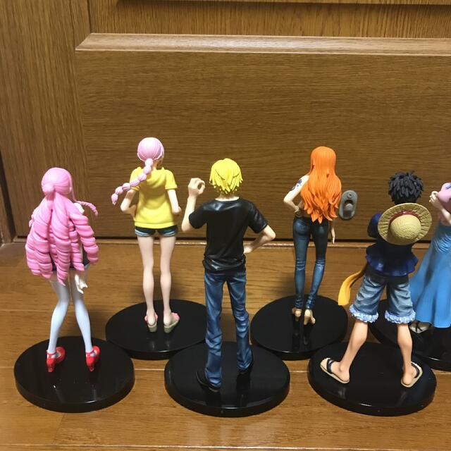 ONE PIECE(ワンピース)のワンピース　フィギュア 9体セット　ジーンズフリーク　デニム　希少 ハンドメイドのおもちゃ(フィギュア)の商品写真