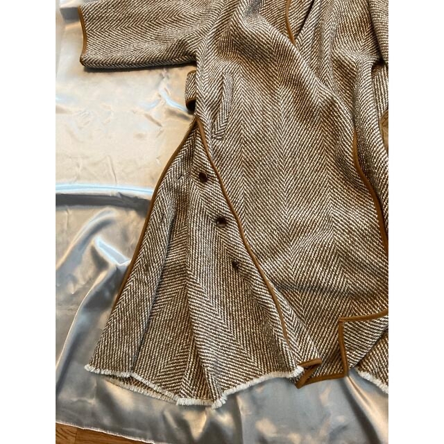 Ameri VINTAGE(アメリヴィンテージ)のAMERI　ウールブレンドコート レディースのジャケット/アウター(ロングコート)の商品写真