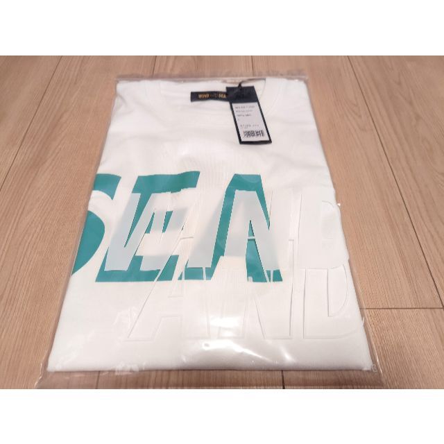 WIND AND SEA(ウィンダンシー)のWIND AND SEA ロゴTシャツ ホワイトミント Lサイズ メンズのトップス(Tシャツ/カットソー(半袖/袖なし))の商品写真