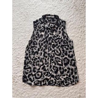 ブラックバイマウジー(BLACK by moussy)のBLACK by MOUSSY (ブラックバイマウジー)ヒョウ柄 ブラウス(シャツ/ブラウス(半袖/袖なし))