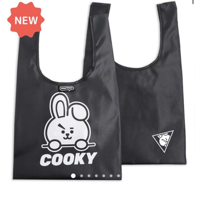 BT21(ビーティーイシビル)のBT21 台湾限定品　エコバッグ コンビニサイズ　スペースタイプ🐰COOKY レディースのバッグ(エコバッグ)の商品写真