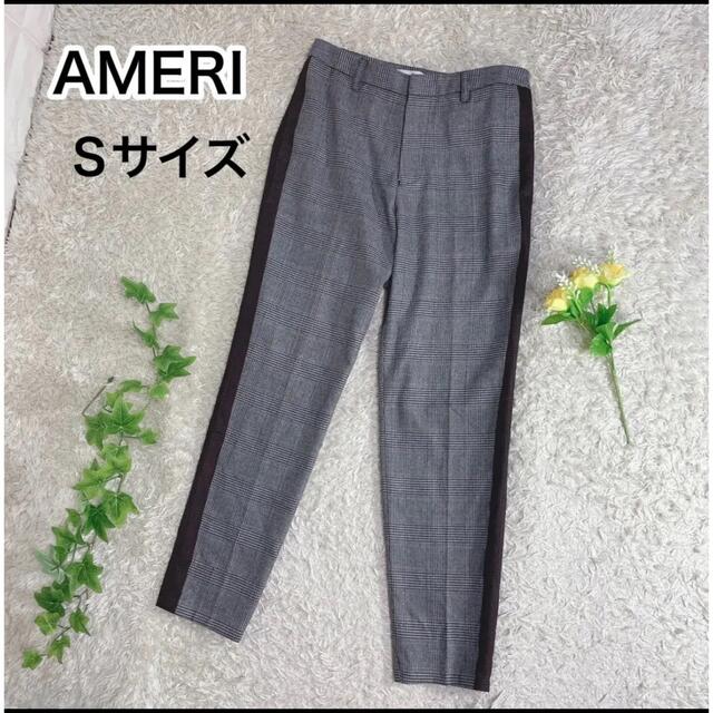 Ameri VINTAGE(アメリヴィンテージ)のアメリ AMERI グレンチェック パンツ サイズS  ボトム レディースのパンツ(カジュアルパンツ)の商品写真