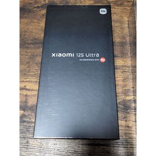 Xiaomi 12s ultra 12-512GB ブラック 純正レザーケース付の通販 by 