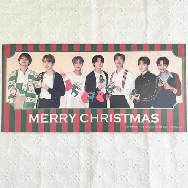 BTS ファンクラブ会報 クリスマス エンタメ/ホビーのタレントグッズ(アイドルグッズ)の商品写真