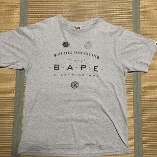 A BATHING APE - APE BAPE KAWS LOGO tシャツ BABY MILO L