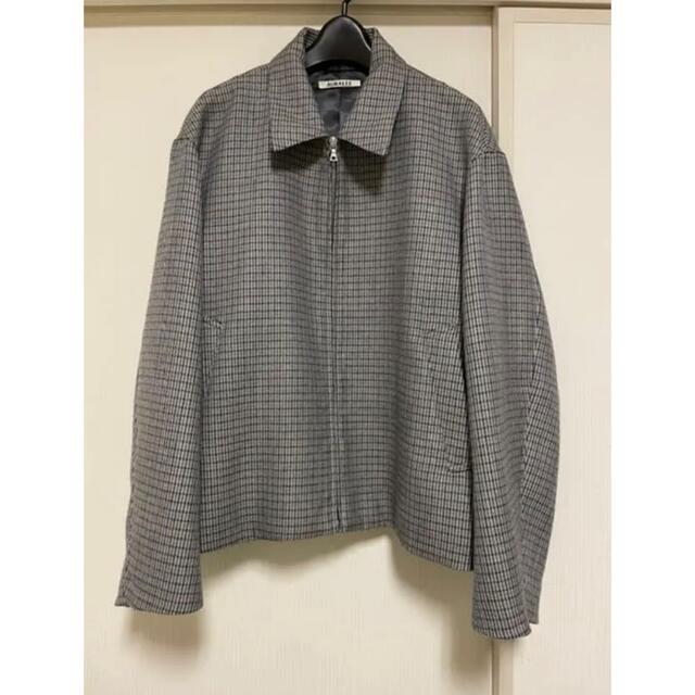 限定価格】AURALEE double face check blouson3-