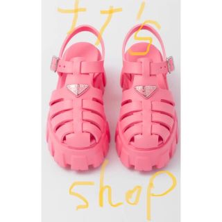 プラダ(PRADA)の美品⭐︎ プラダ　フォームラバーサンダル(サンダル)